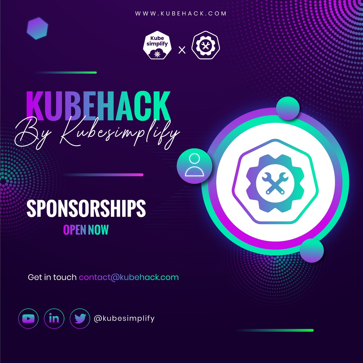 kubesimplify's tweet photo. 👀 Attention all! 

Sponsorships are now open for our upcoming hackathon. 🚀 

Showcase your brand and support the next generation of innovators as they develop cutting-edge solutions. 🤝 
Don't miss out on this opportunity to make a meaningful impact in the tech community! ✅ https://t.co/5e0ofFpC2I