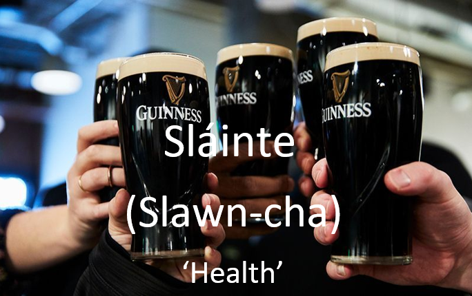 AmericanIrishSL's tweet photo. Our #WednesdayIrishWordoftheWeek is 'Slainte' which translates to 'Health'. Sláinte is also used as an Irish greeting similar to cheers and is used it to toast or salute a person https://t.co/INyWWMeRzt