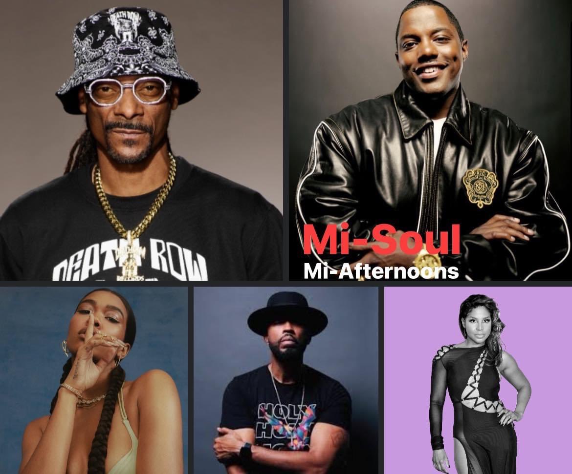 Craig Williams DJ (@craigwilliamsdj) on Twitter photo Get ya #humpday fix  from 1pm….
Flava in ya ear from Snoop Dogg, Mase, Amber Mark, Montell Jordan, Toni Braxton plus many more droppin’ in todays show🎵💥
#miafternoons request hour, Famous birthdays, OTW and #misoulmixofmusicwithenconasauces all coming up <a href="/misoulradio/">Mi-Soul</a> !! Get ya #humpday fix  from 1pm….
Flava in ya ear from Snoop Dogg, Mase, Amber Mark, Montell Jordan, Toni Braxton plus many more droppin’ in todays show🎵💥
#miafternoons request hour, Famous birthdays, OTW and #misoulmixofmusicwithenconasauces all coming up <a href="/misoulradio/">Mi-Soul</a> !!