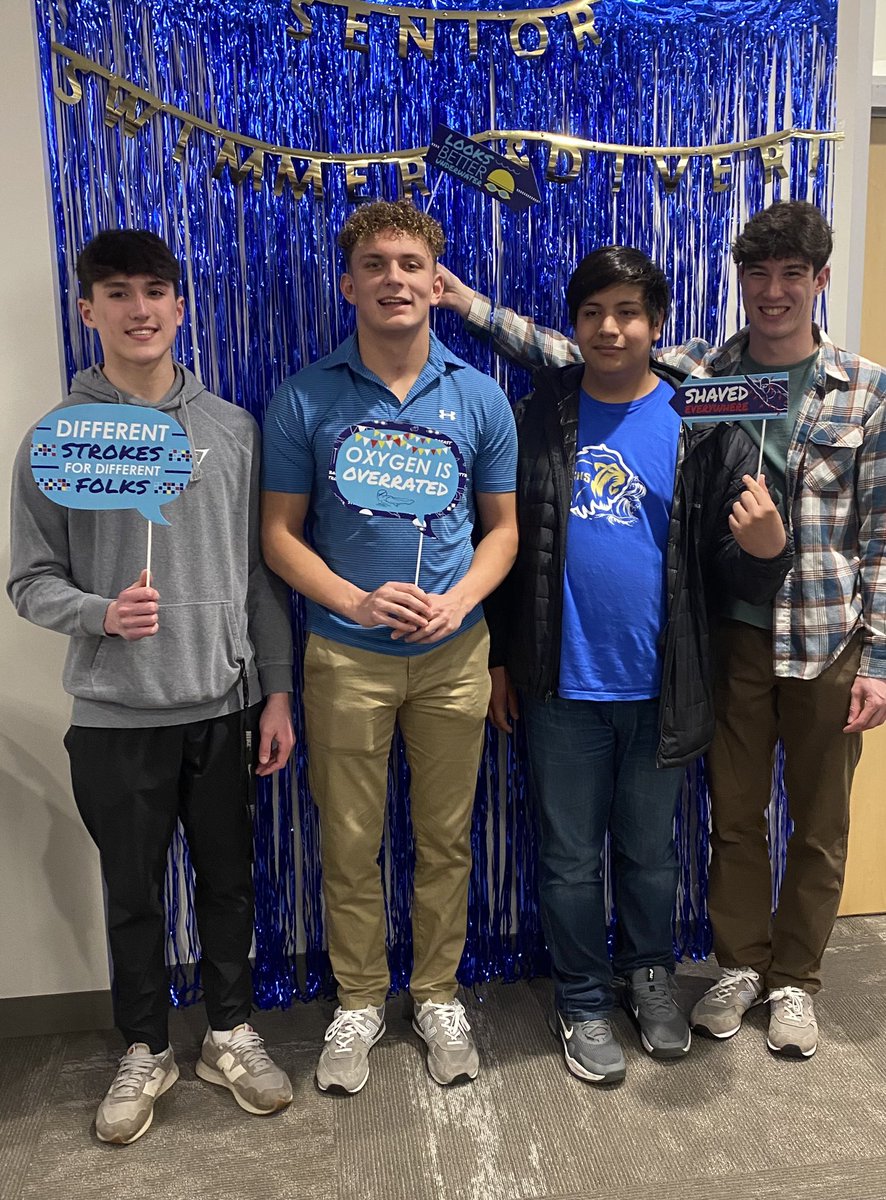 We had a great time celebrating our seniors last night- wishing Nick, Gavin, Alan and Lucas all the very best in their future endeavors!! 💙💛

<a href="/ElkhartHSSports/">Elkhart High School Athletics</a>