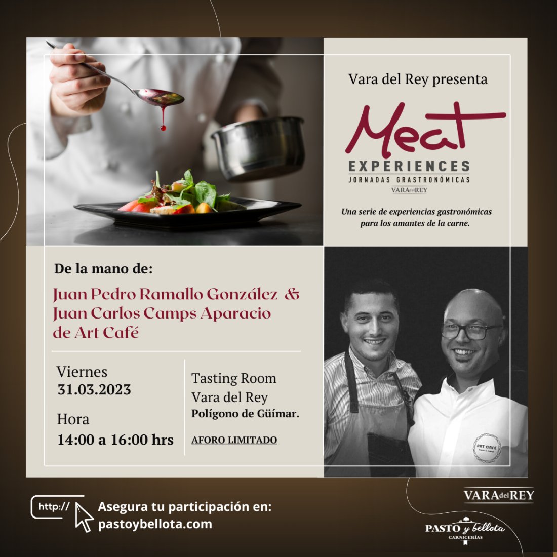 Varadelrey_'s tweet photo. Participa en esta nueva serie original de Vara del Rey: Meat Experiences,  donde se reúnen chefs, maestros carniceros y #MeatLovers para  explorar el exquisito mundo de la carne.  

¿Te sumas a la experiencia? 
Adquiere tu entrada ingresando a: https://t.co/w23A5KGGHs https://t.co/QnTYh8qhk0