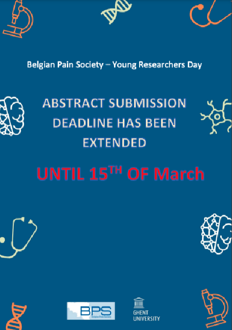 bps_yrd's tweet photo. Good News! 🥳

If you haven't submitted your abstract yet, you have still time! 

The deadline for abstract submission has been extended to the 15th of March! 

Do not miss out on meeting new colleagues working on pain! Submit your abstract! 

➡️ https://t.co/ecADnz95KQ https://t.co/AX9jg5VPTB