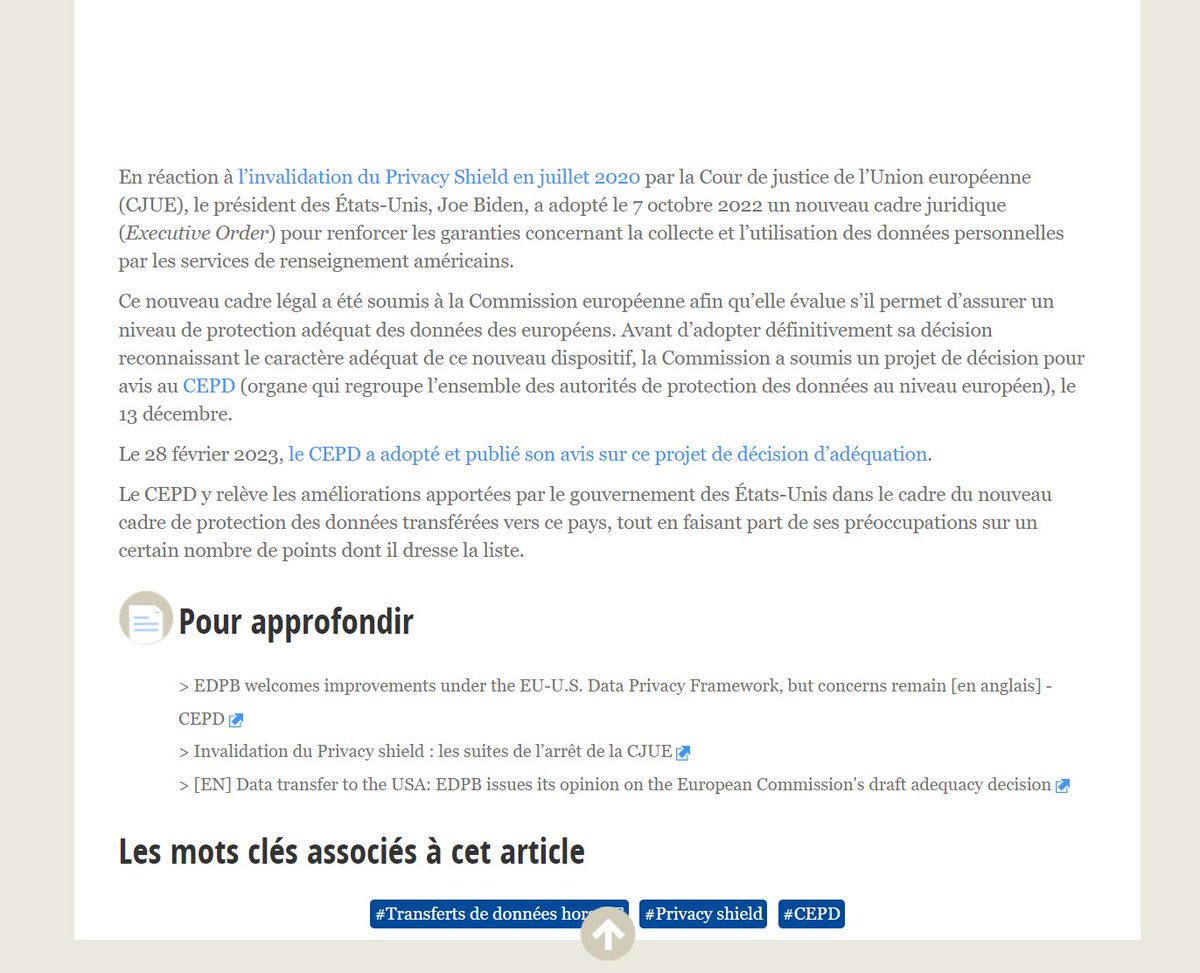 Aristweet's tweet photo. N'hésitez pas à me suivre pour plus d'articles de vulgarisation juridique #RGPD #CNIL https://t.co/HsDJ9veKs2