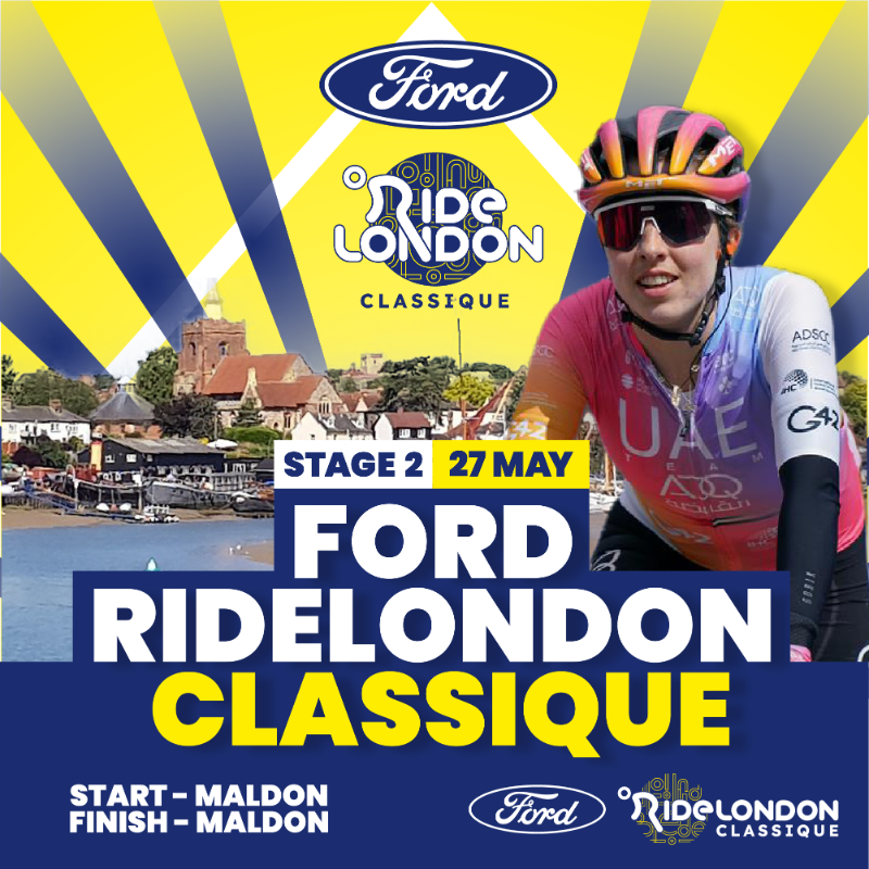 RideLondon's tweet photo. 🤩 Essex gets the Classique underway
🌳 Maldon hosts Stage Two 
🇬🇧 Iconic final stage starts &amp; finishes on The Mall 

The world's best cyclists return to the streets of Essex &amp; London as part of the @UCI_cycling Women's WorldTour! Read more below.

#RideLondon