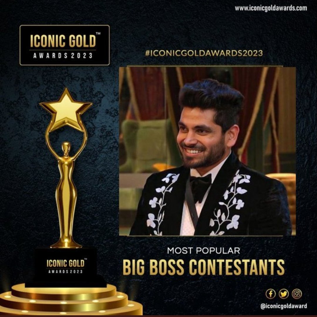 @IconicGoldAward Most Popular Big Boss 16 Contestant #ShivThakare 
@ShivThakare9 

#Iconicgoldawards2023 #Guessthename #MostPopularBigBoss16Contestant