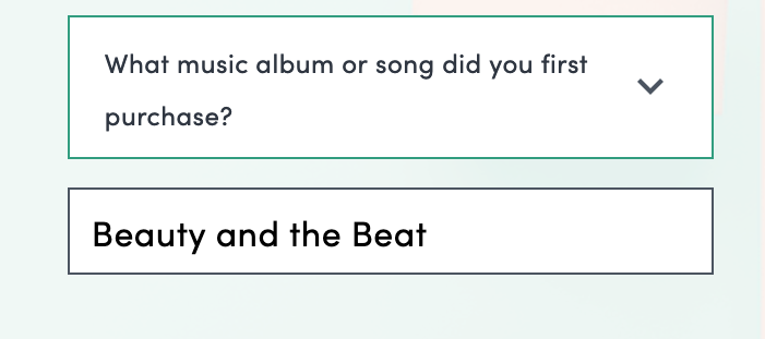 Best ever security question, eye doc portal. 10 yrs old. Peaches Records, Oak Park, IL. Allowance $. Played it over and over reading along w the lyrics. Rocked my world. <a href="/Kathy_Valentine/">Kathy Valentine</a> <a href="/realginaschock/">Gina Schock</a>