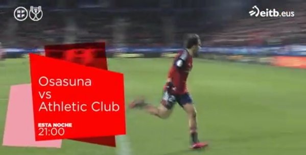 🚨 <a href="/euskaltelebista/">ETB</a> ofrecerá la semifinal Osasuna - Athletic y la final de la #CopaDelRey.

🤝 La autonómica ha alcanzado un acuerdo con RTVE para emitir los partidos en euskera.

🎧 Jon Balenziaga, Naxari Altuna, <a href="/anibarrinno/">Txema Añibarro</a> y Mikel Arruabarrena estarán hoy en comentarios.