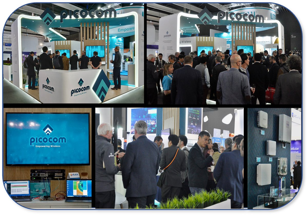 PicocomT's tweet photo. It's a busy time at #MWC23. Located in Hall 5 (5I32), @Picocom has an array of #technology on display, including its award-winning #PC802 – a purpose-designed PHY SoC for #5G NR / #LTE #smallcell disaggregated and integrated RAN architectures. https://t.co/HBRLLxugjh

#OpenRAN https://t.co/jtA4yX8Wz8
