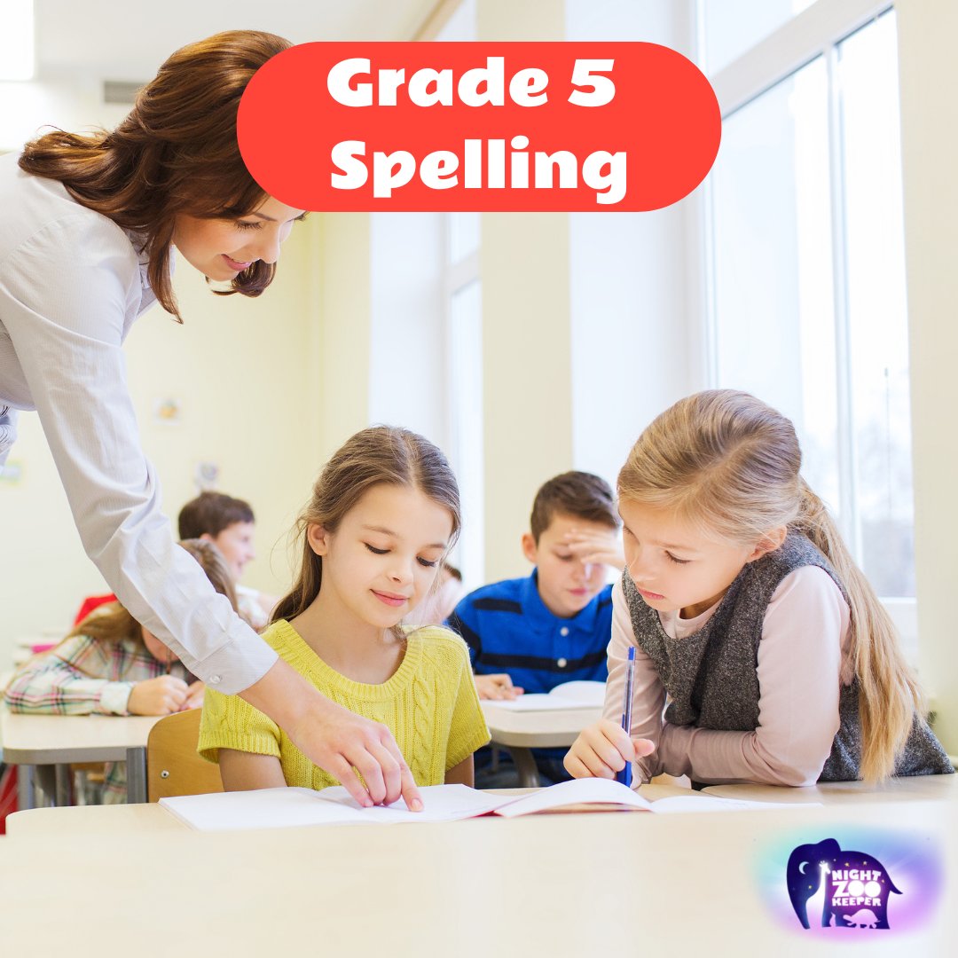 nightzookeeper's tweet image. Top tips for improving Grade 5 Spelling:
bit.ly/3WX60Kr

 #grade5spelling #nightzookeeper