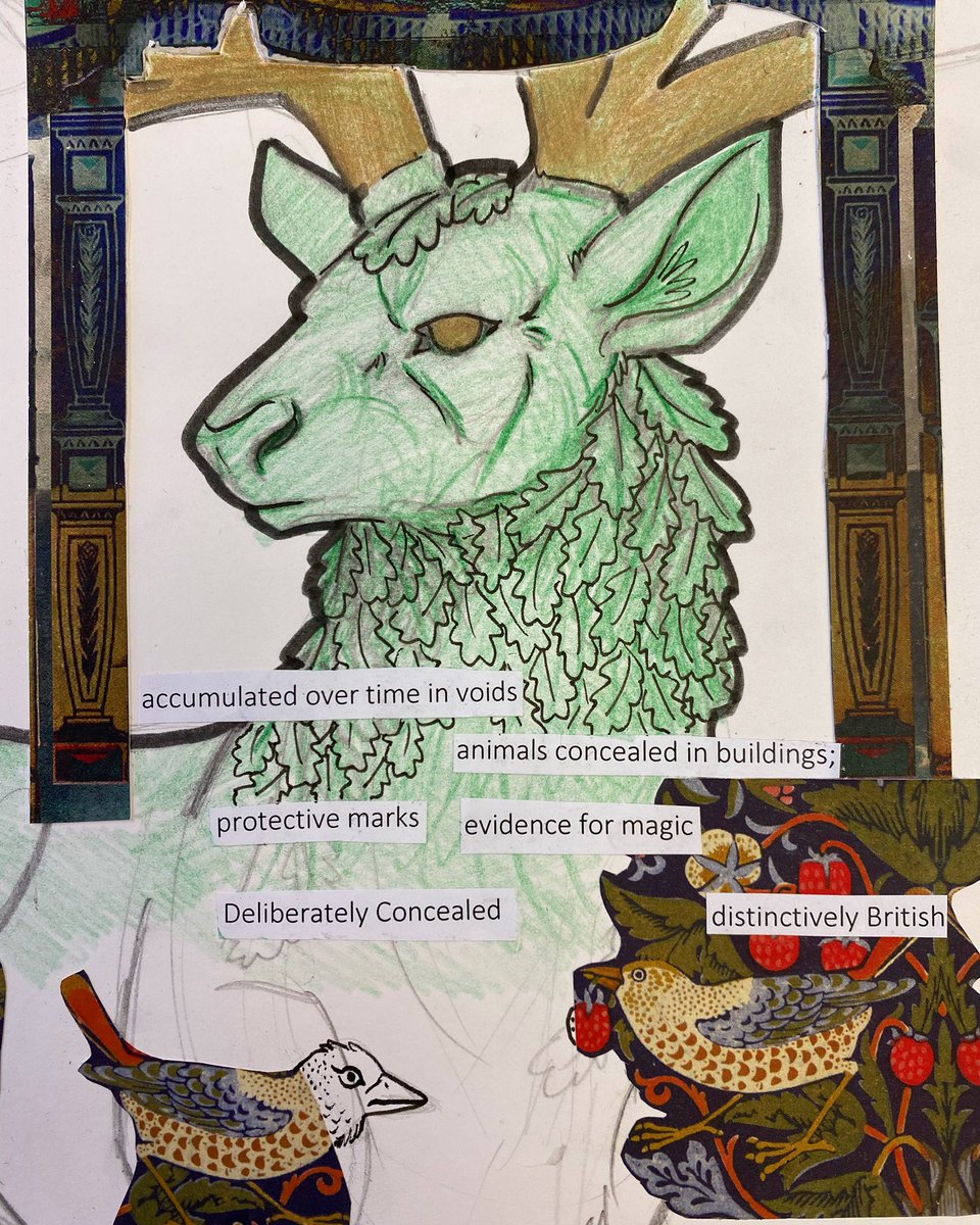 Work that I created with @sarah_jfc this morning in a creative workshop. Sarah is a visual poet and her work reminded me that text can be so powerful when combined with image. 

Food for thought indeed…