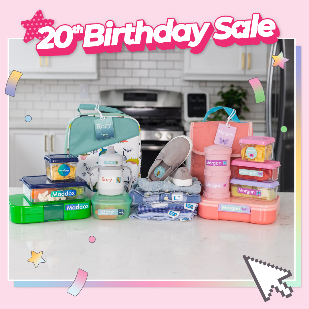 It's here! Our 20th birthday sale has kicked off. We're so excited to celebrate with you all month long.

What are you hoping to see on sale?

#mabelslabels #itsourbirthday #mabelslabelsbirthdaysale #birthdaysale #justgettingstarted #motherhood #parenthood