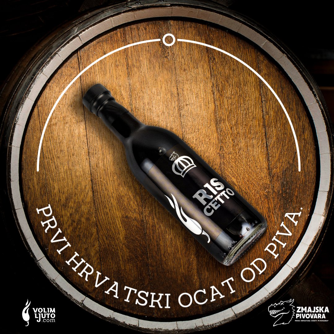 [PREDSTAVLJAMO] ⚫ RIScetto, prvi ocat od piva na našem tržištu. I to kakvog piva!

U suradnji sa Zmajska pivovara, proizveli smo ocat od moćnog Russian Imperial Stout piva. 

Probajte ovu novost:  loom.ly/9E5pOiM