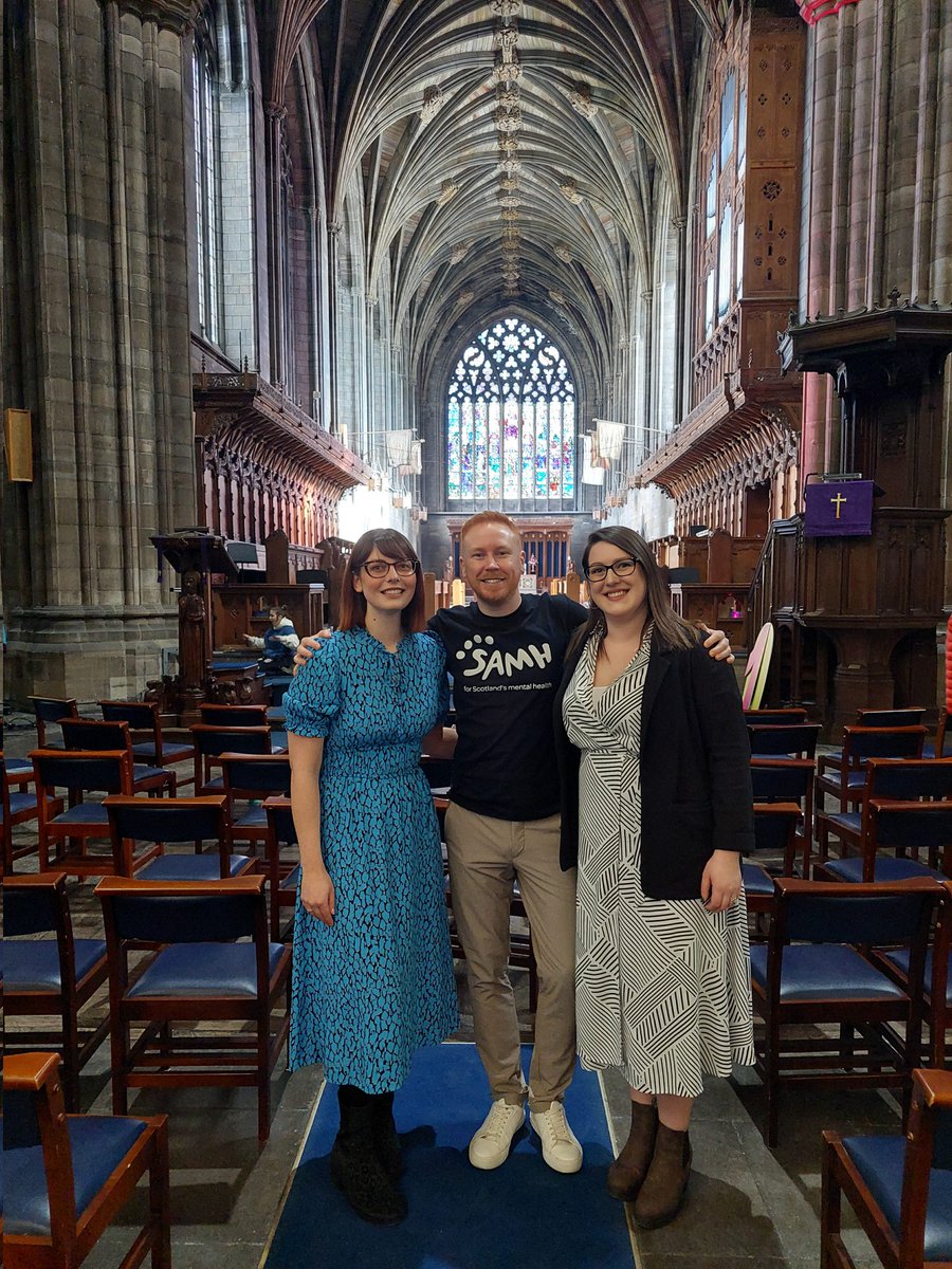 <a href="/SAMHtweets/">SAMH</a> is 100! What a lovely morning at Paisley Abbey celebrating the launch of our centenary year and hearing about our origins, commitment to community, and mental health 💕

<a href="/CharlieMcarthur/">Charlie McArthur</a> <a href="/SAMH_Robin/">Robin Holden</a> @judedeacons