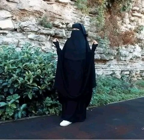 قم للنقاب وفيه التبجيلا   
                        امسي النقاب علي العفاف دليلا
عين السفور تري النقاب قبيحاّ.    
                       وعين العفاف تري النقاب جميلا 💕🥰
