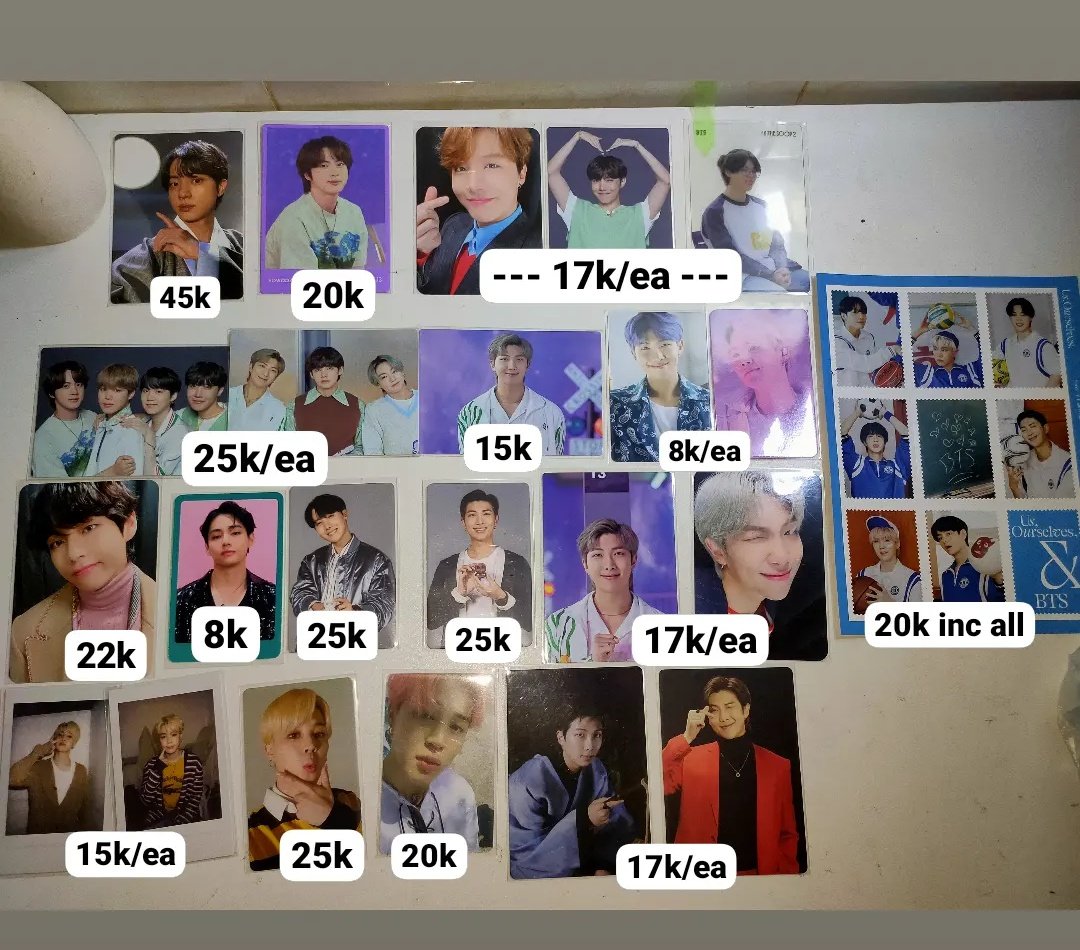 Help rt and likes
wts // want to sell 
clearance

Wts bts ina
PC / MPC BTS

🏠 Sby
🍊 Co oren/ijo
💳 Bisa spaylater
✅ first co/pay
❌ adm, pack✅

ruwet / nego❌ sensitive buyer❌
Tags wts bts suga rm jin jhope jimin crown taehyung jk #btssell
#pasarbts #ตลาดนัดbts #photocardbts