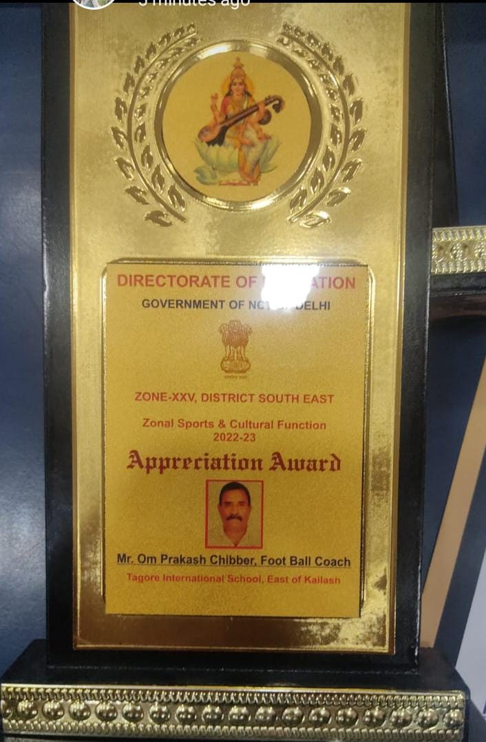 tagoreeok's tweet photo. Kudos to the Sports Stars of TIS EoK…………..
We are proud of Mr Vijay Gussain and Mr Chibber, who have been appreciated by the DDE for their invaluable contribution towards uplifting the standard of sports and cultural activities Delhi Zone XXV! Congratulations!!!! https://t.co/2uMAPmMyHX