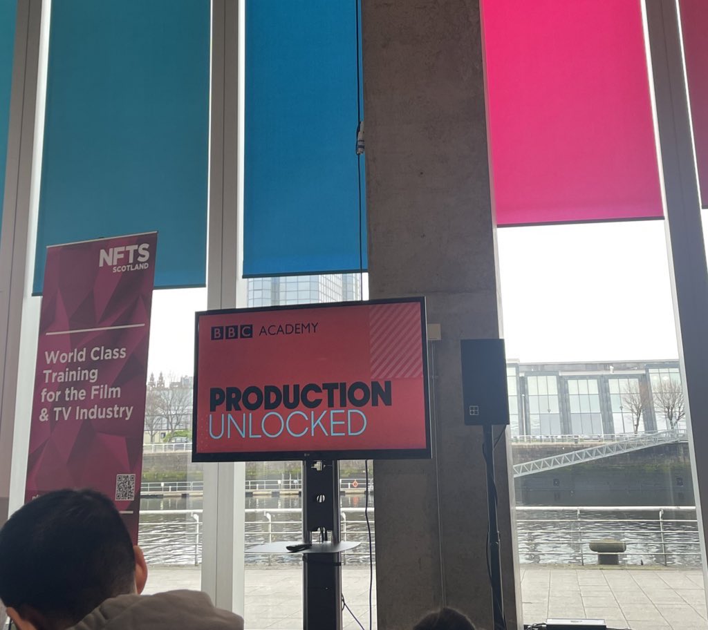 Another informative talk done from #productionunlocked at @BBCScotland