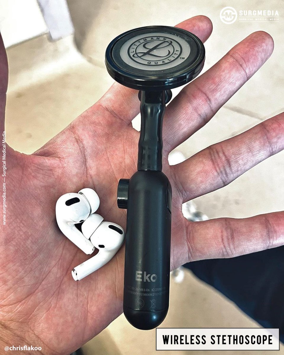 Say Goodbye to Cords with Wireless Stethoscope

#medical #tech #stethoscope #surgmedia