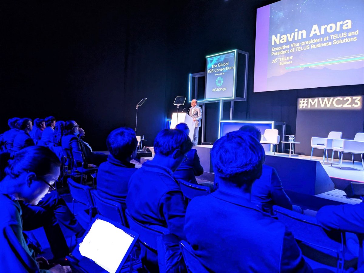 BeyondPlatforms's tweet photo. Today, in collaboration with @TELUS and @Accenture, we shared an exclusive preview of The B2B Consortium powered by eXchange at #MWC23. Stay tuned for more details about this exciting development in the near future! 
#collaboration #ecosystem #MWC2023 #mobileworldcongress https://t.co/vmpOrXfY1C