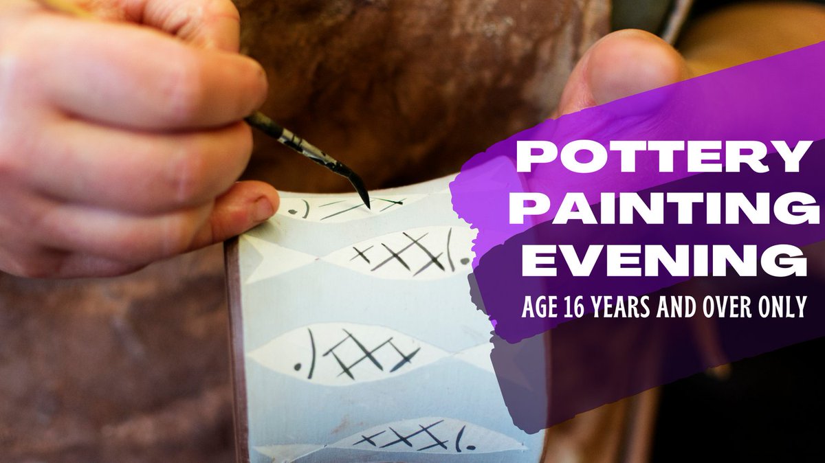 Pottery Painting Evening - Adults Only (16+)  7-Mar-23 6.20 to 9.30 pm at Slap n Dash. BYO tipple!!!  On your own/with friends. Book Now slapndash.com/booking #Whatson  #potterypainting #eveningout #Kent #thingstodo #datenight #girlsnight