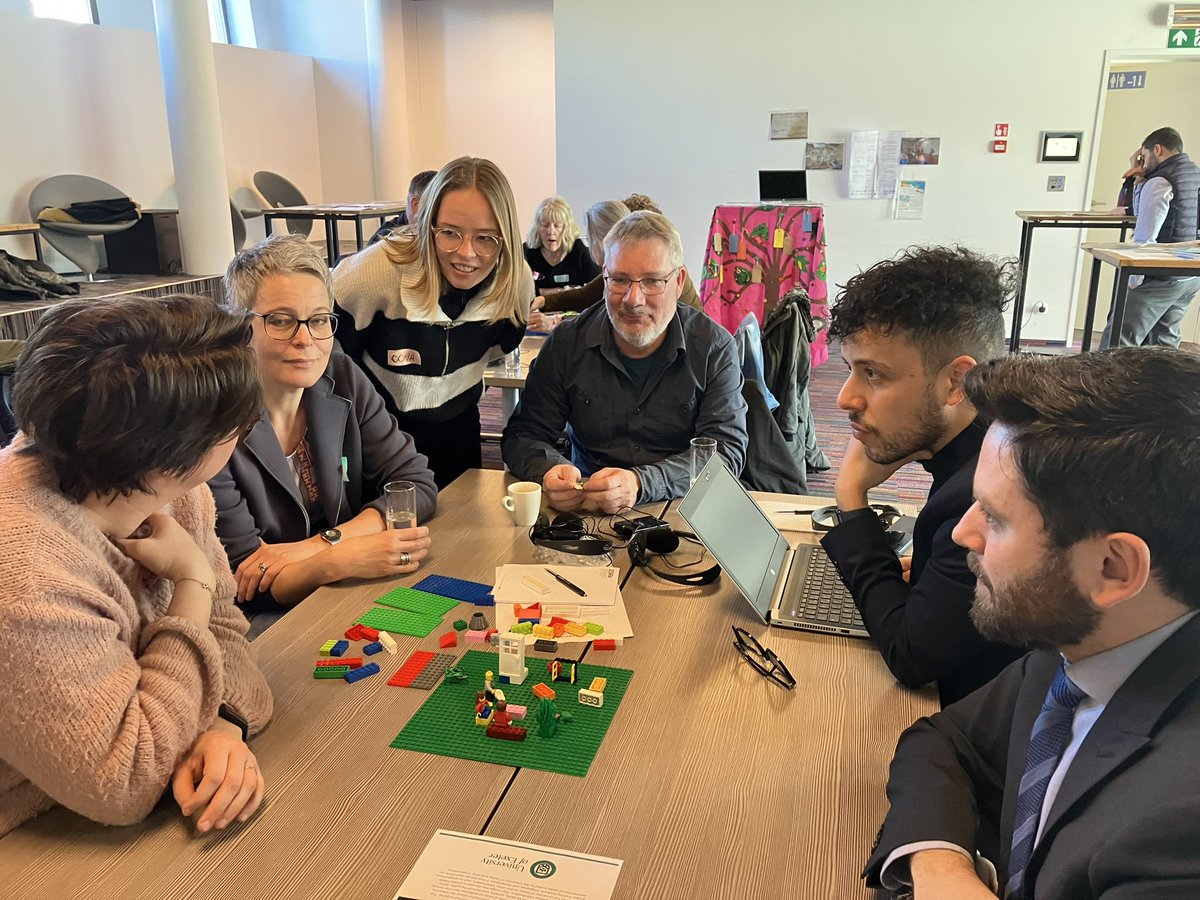 Conference participants are now building their perfect future communities to support #healthyageing - using #lego