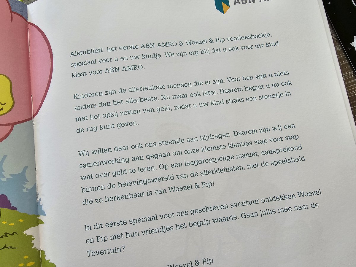 unnowwn's tweet photo. @ABNAMRO Je mag een gegeven paard niet in de bek kijken, maar mijn dochter van 16 en zoon van bijna 12 jaar oud, slapen niet meer in de box en zijn  naar mijn mening een beetje te oud voor Woezel en Pip. #cadeau #WoezelenPip #ABNAMRO #baby #jongerengroeirekening https://t.co/hQ6gb9AeJR