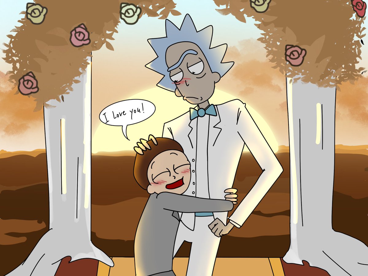 yd_0240's tweet photo. 結婚！
#RickandMorty #Rickorty https://t.co/TPOpWkGp7R