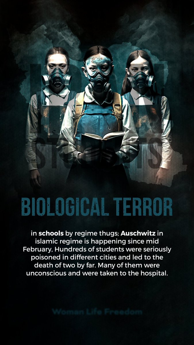 The planned attacks by the forces of the Islamic Republic's repression system on female students - called "biological terrorism" - are revenge for the anti-regime protests of the past few months. These attacks are carried out by religious extremists.
#IranianSchoolHolocaust