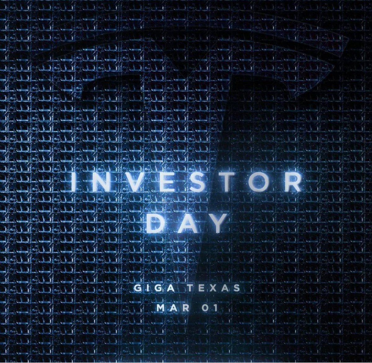TeslaClubBE's tweet photo. Today is #Tesla's 2023 Investor Day : March 1, 2023.  The event will be live streamed at 10pm CET. For additional information, please visit https://t.co/6Ito29u9R3 Join the conversation #TeslaClubBE https://t.co/OZcyGWWKZ4