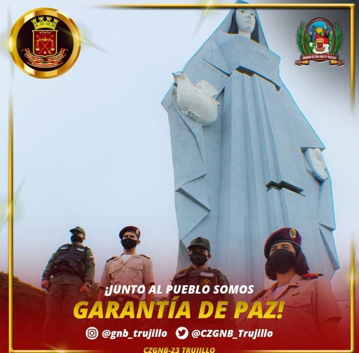 #1Mar #UnidadDeLosPueblos
#CentinelasGNBPorLaPatria Garantes De Paz