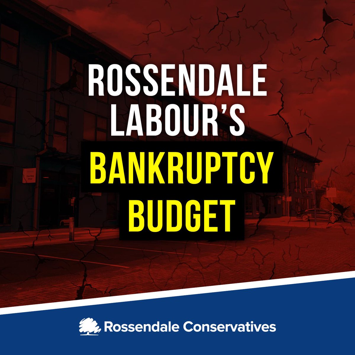 ValleyTories's tweet photo. 🥀Last night @LabRossendale voted through their bankruptcy budget.

🥀It sees the council run out of money in two years, despite the third highest council tax in Lancashire. It comes off the back of millions of our council tax wasted.

💙Only @ValleyTories voted against it. https://t.co/OmFQuV8LfL