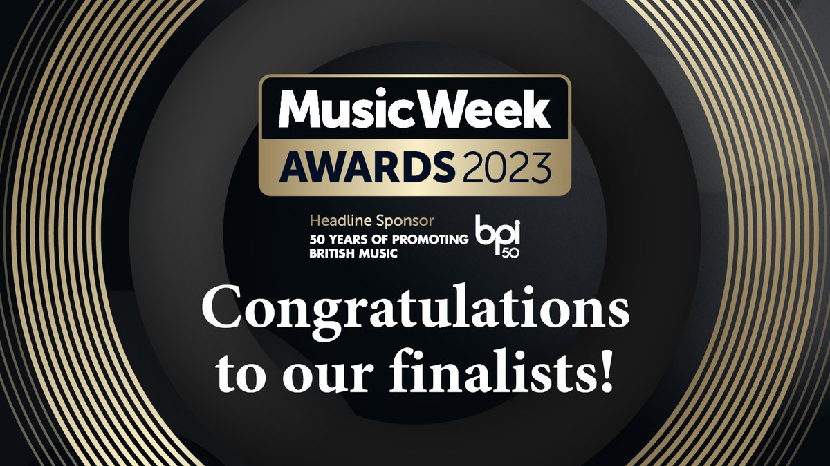 In case you missed it, the finalists for the Music Week Awards 2023 have been announced! View all at musicweekawards.com #MusicWeekAwards
