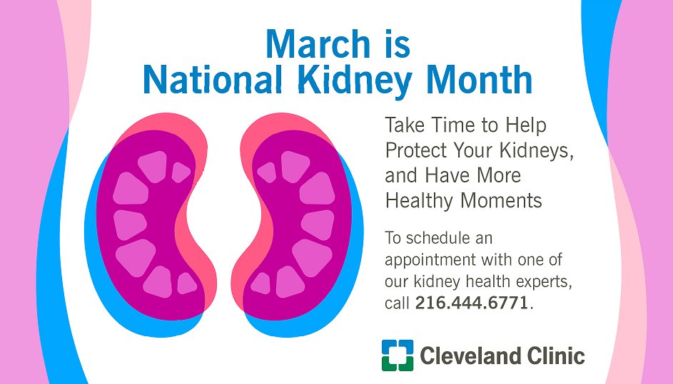 March is national #KidneyMonth! Follow along as we highlight our kidney health experts and how we're working to transform prevention, diagnosis and treatment of kidney disease. #KidneyHealth