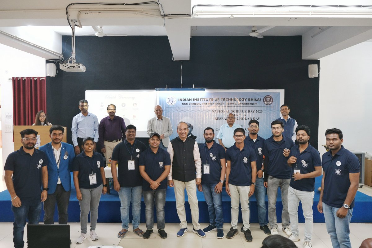 We came up with a beautiful inaugural event and a one-day workshop on National Science Day 2023. At the event, all the members received badges from the beloved Director, IIT Bhilai. 
So do witness the team Orbital once again!!
Stay tuned!!
Will come up with many more events!!