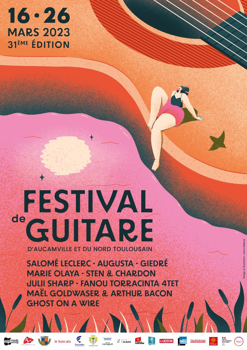 Le Festival de Guitare et du Nord Toulousain est de retour du 16 au 26 mars !!

>> <a href="/GiedReLaLaLa/">GiedRé</a> - Salomé Leclerc - <a href="/FanouTORRACINTA/">Fanou TORRACINTA</a> - <a href="/JuliiSharp/">Julii Sharp</a> - Ghost on a wire - <a href="/augustamusic1/">Augusta</a> - Marie Olaya - Sten&amp;Chardon - Maël G. &amp; Arthur Bacon

guitareaucamville.com

#guitare #festival