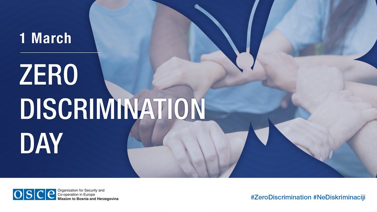 On #ZeroDiscriminationDay, let's promote compassion &amp; understanding for all individuals, regardless of their race, gender, religion, or any other characteristic that makes them who they are. Together, we can create a tolerant world. #NeDiskriminaciji #ZeroDiscrimination