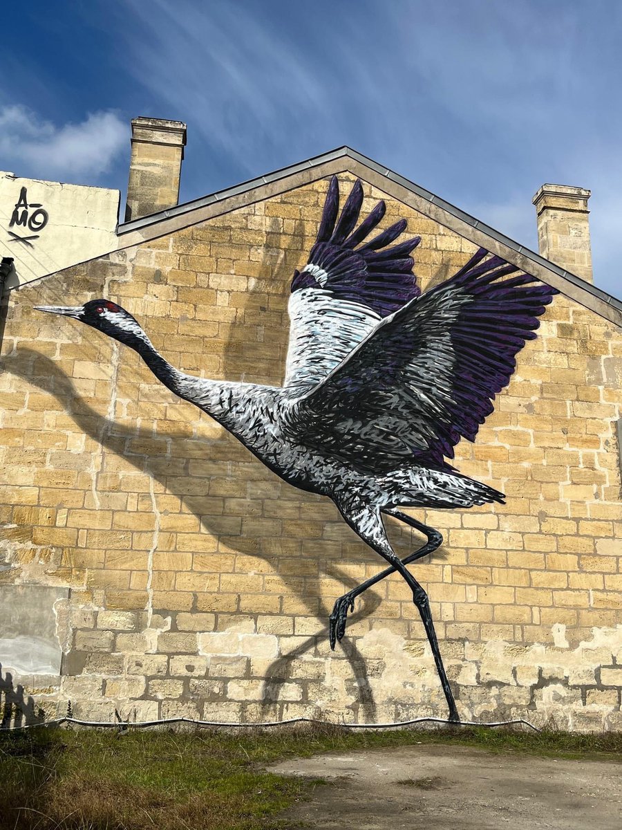 TerminusBlog's tweet image. Tout ça ne vaut pas un coucher de soleil à Maubeuge ! Ça c’est du street art à Libourne.