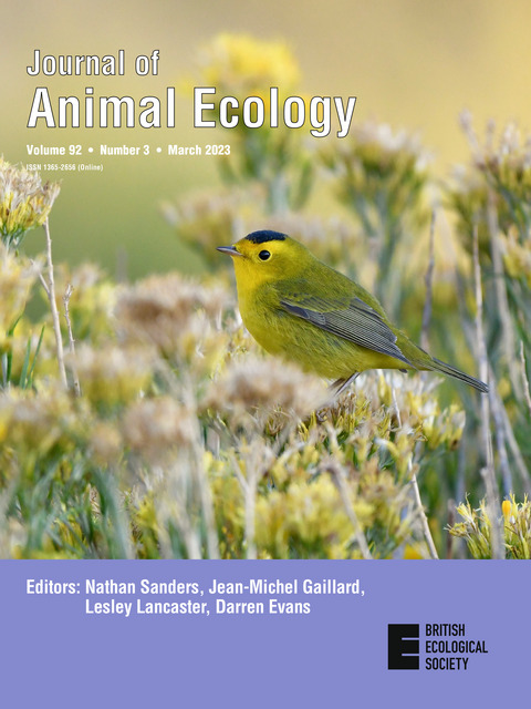 Journal of Animal Ecology (@AnimalEcology) / Twitter