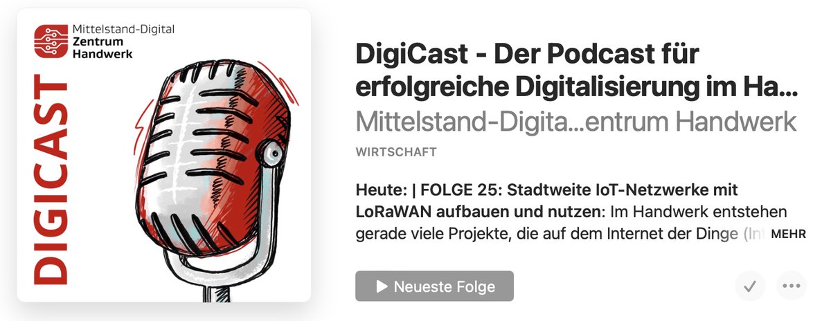 Ist das Internet der Dinge (#IoT) nur wieder ein weiterer Begriff aus dem Arsenal der #Digitalisierung? NEIN! Wie man die #Technologien konkret einsetzen kann, erfahrt ihr in im Podcast. Lasst Euch inspirieren und hört z.B. hier rein 👉 podcasts.apple.com/de/podcast/dig…