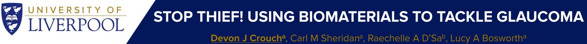 Next week I get the honour of presenting my research to MPs in the House of Commons, at this year's STEM for BRITAIN. I look forward to discussing how my research is tackling the UK's silent thief of sight, Glaucoma. <a href="/STEM4Brit/">STEM for Britain</a> <a href="/RoyalSocBio/">Royal Society of Biology</a> <a href="/NutritionSoc/">Nutrition Society</a> <a href="/ThePhySoc/">The Physiological Society</a>