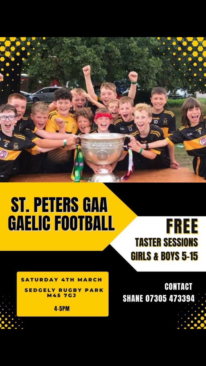 St. Peter's GAA Manchester tweet media