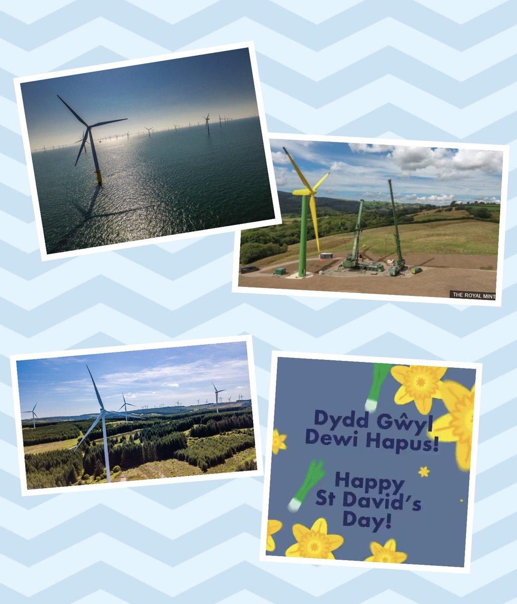 Dydd Gwyl Dewi Hapus!
Happy St David’s Day!

From all of us in RenewableUK Cymru to all of you. 🏴󠁧󠁢󠁷󠁬󠁳󠁿

Here are some photos of some of our favourite Welsh wind turbines.