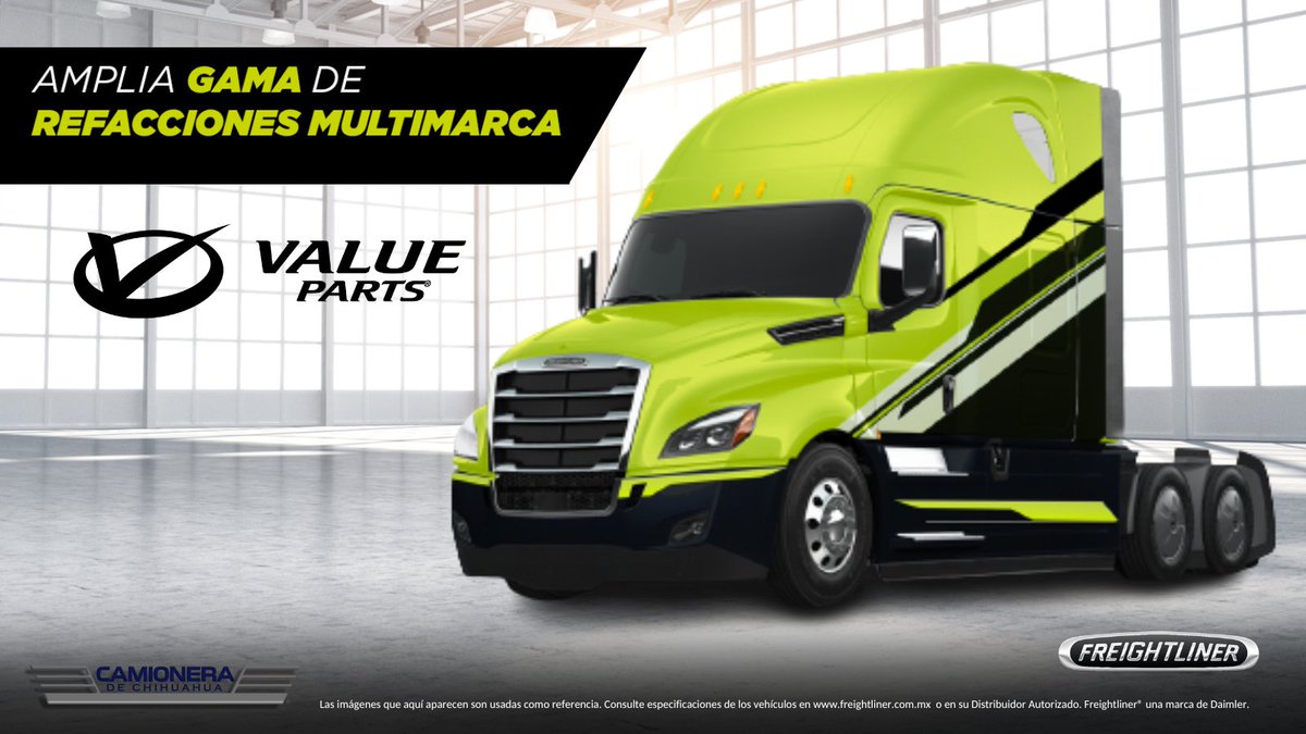 CACHISA1's tweet image. Las refacciones #ValueParts son una alternativa de calidad.
cachisa.com
#SomosFreightliner #cachisa #Daimler #refacciones #multimarcas #Loquetunegocionecesita #cachotumejorcompañerodeviaje