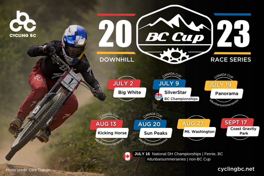 CyclingBC's tweet image. 📣 2023 BC Cup Downhill Race Series Dates Announced!  👉 cyclingbc.net for more info.

#cyclingbc #bccup #mtbdownhill #mtb #downhill #downhillmtb #mtblife #mountainbike #mtblove #dhmtb #dh #sendit #mountainbiking #dunbarsummerseries #explorebc