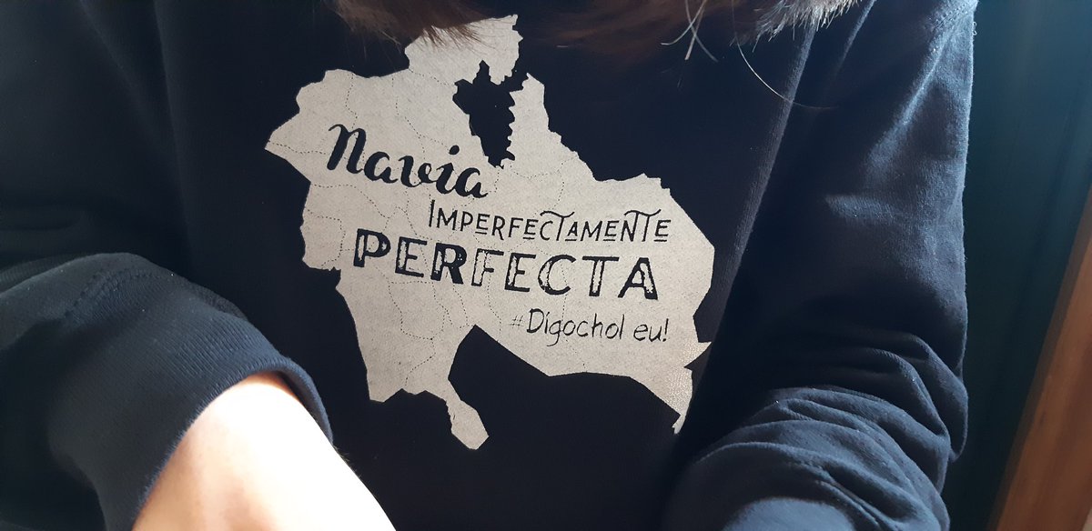tacianadiaz7's tweet photo. Hoxe a miña filla Navia estrea sudadera. "Navia, imperfectamente perfecta". Do Ceip #Naviadesuarna para a excursión. Vendida na Festa #androlla . Perfecta para a miña nena perfecta @DigochoEuTVG https://t.co/7lEKLSRCud