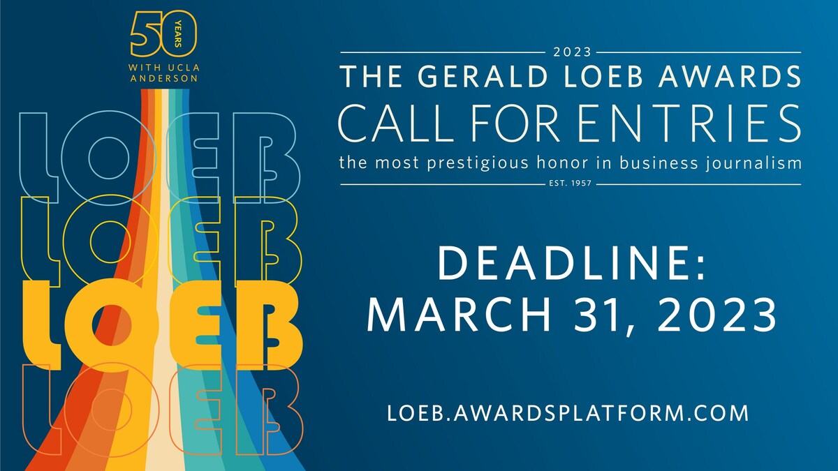The 2023 #LoebAwards Call for Entries is now OPEN! We invite ALL #journalists &amp; media outlets to submit entries (in all journalistic forms) to 12 competition categories and nominations in 2 career categories. prn.to/3YceEFz