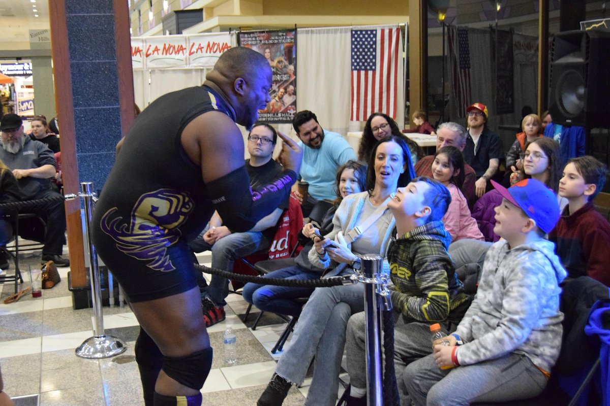 TheCycloneJones's tweet image. The “I’m your Step-Dad now” picture! 
#NickelCityWrestling
#CyclonePunch