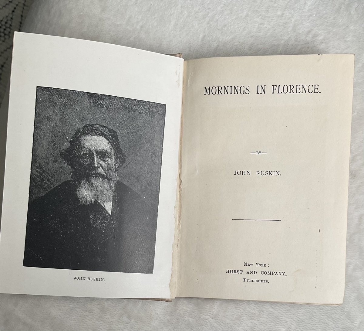 Any antiquarians out there who may be able to help me? Can’t seem to find any info on this edition (no date inside) #bookcollectors #antiquarian #bibliophile #bookcollector #bookdealer #ruskin