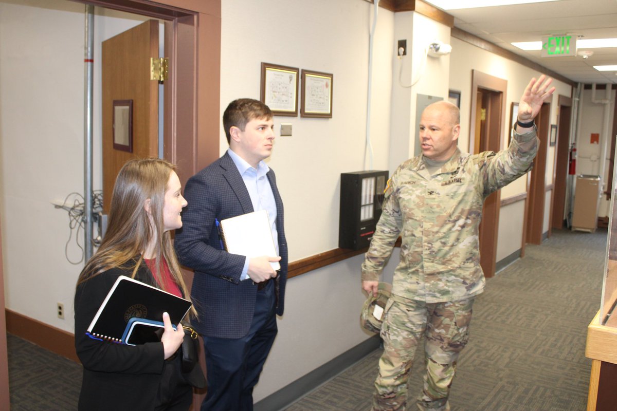 Our command team recently hosted a staff delegation from the office of U.S. Senator For Kansas, Senator Jerry Moran. 

They were interested in how #WarfighterExercises work, how they contribute to <a href="/USArmy/">U.S. Army</a> readiness, and opportunities to support. #VictoryStartsHere