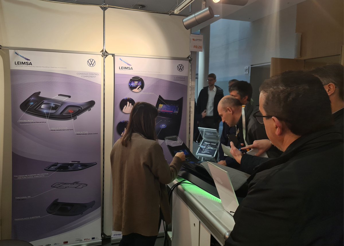 SimoldesGroup's tweet image. Our team awaits you at LOPEC, stand nr 26.
Get to know our project on Lightweight Electronics by Injection Moulding in Seamless Architecture (LEIMSA) with the experts!
leimsa.pt / simoldes.com
#lightweight #eletronics #innovation #engineering